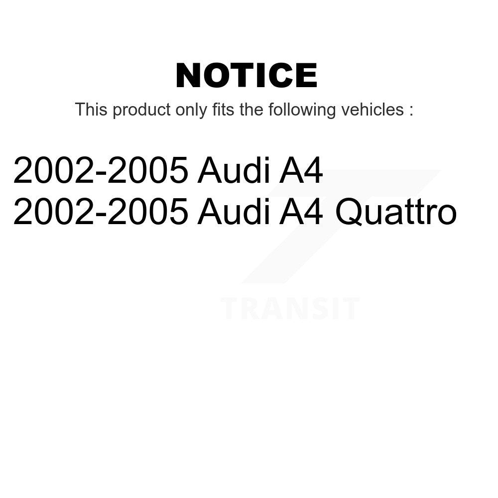 Front Suspension Control Arm And Ball Joint Assembly Stabilizer Bar Link Kit For 2002-2005 Audi A4 Quattro KTR-100315