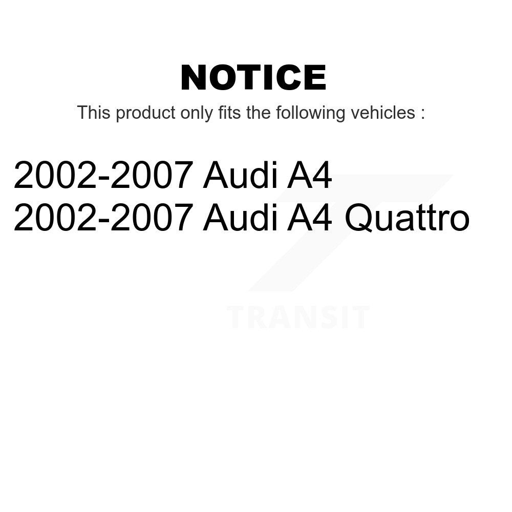 Front Suspension Control Arm And Ball Joint Assembly Stabilizer Bar Link Kit For 2002-2007 Audi A4 Quattro KTR-100298