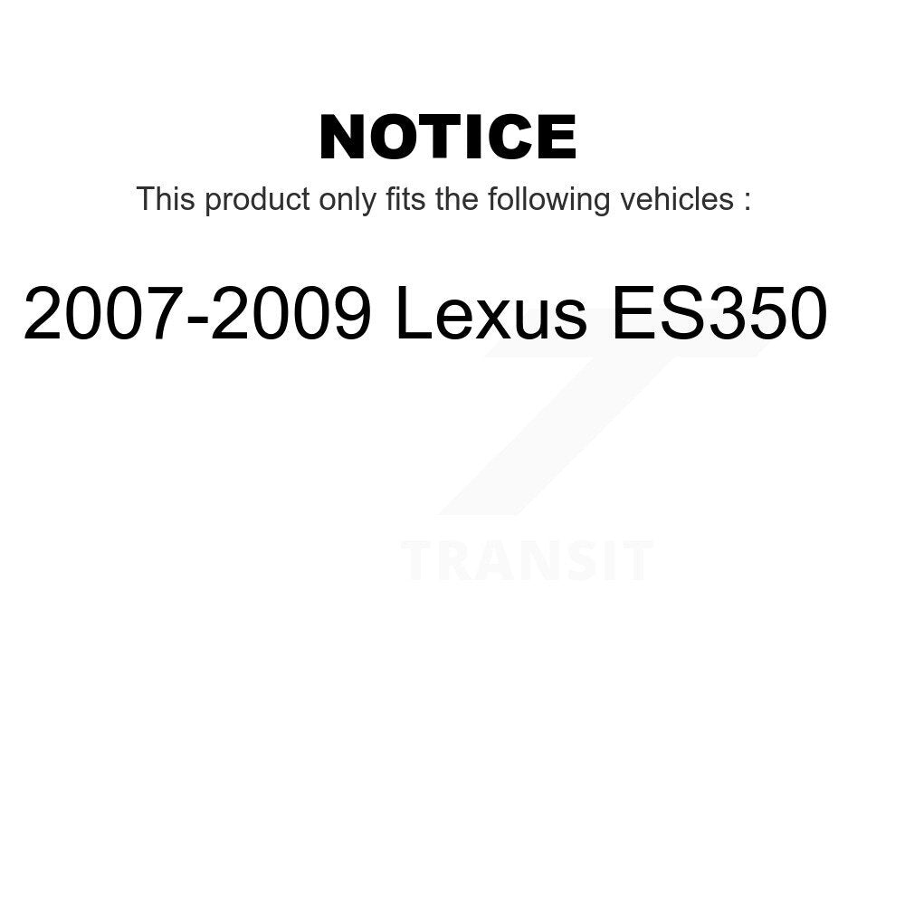 Front Suspension Control Arm And Ball Joint Assembly Stabilizer Bar Link Kit For 2007-2009 Lexus ES350 KTR-100089