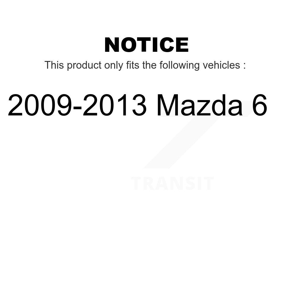 Front Suspension Control Arm And Ball Joint Assembly Stabilizer Bar Link Kit For 2009-2013 Mazda 6 KTR-100234