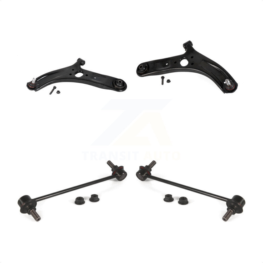 Front Suspension Control Arm And Ball Joint Assembly Stabilizer Bar Link Kit For 2012-2017 Kia Rio KTR-100154