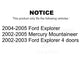 Front Suspension Control Arm And Ball Joint Assembly Stabilizer Bar Link Kit For Ford Explorer Mercury Mountaineer KTR-100015