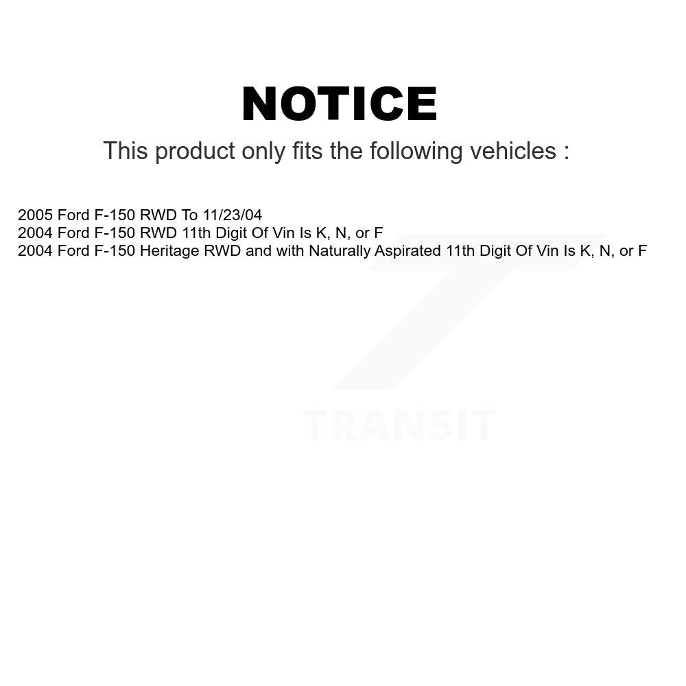 Front Suspension Control Arm And Ball Joint Assembly Stabilizer Bar Link Kit For Ford F-150 Heritage KTR-100182