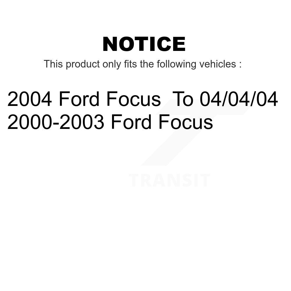 Front Suspension Control Arm And Ball Joint Assembly Stabilizer Bar Link Kit For Ford Focus KTR-100186