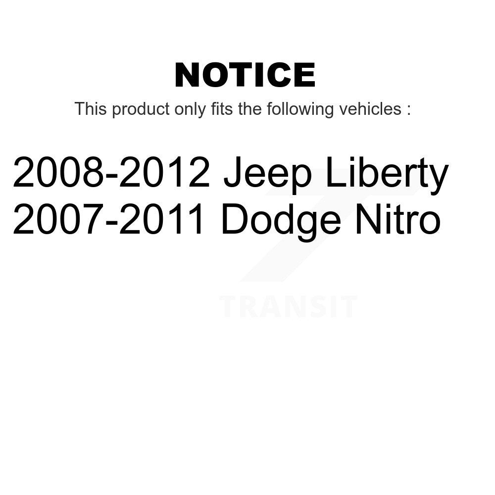 Front Suspension Control Arm And Ball Joint Assembly Stabilizer Bar Link Kit For Jeep Liberty Dodge Nitro KTR-100022