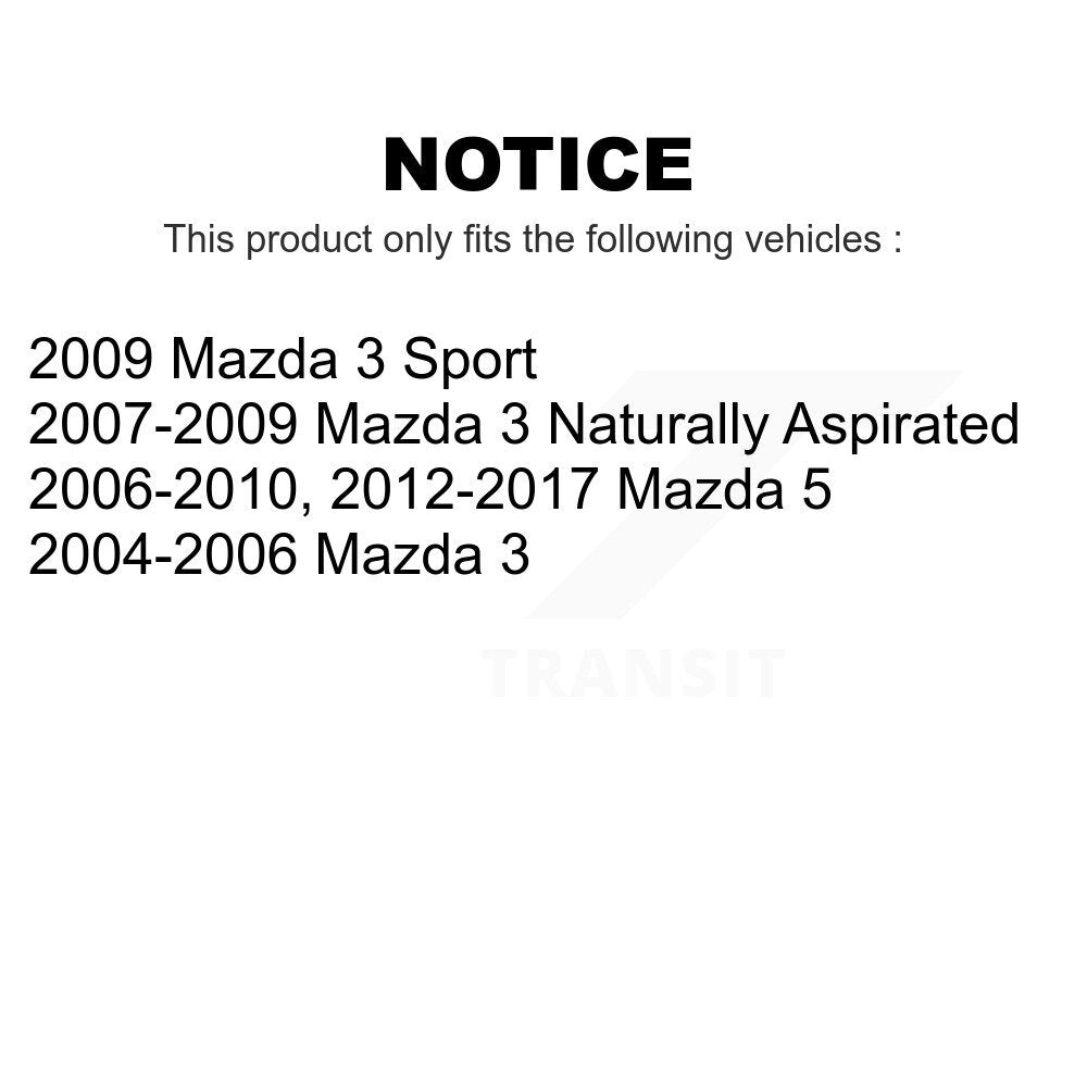 Front Suspension Control Arm And Ball Joint Assembly Stabilizer Bar Link Kit For Mazda 3 5 Sport KTR-100063