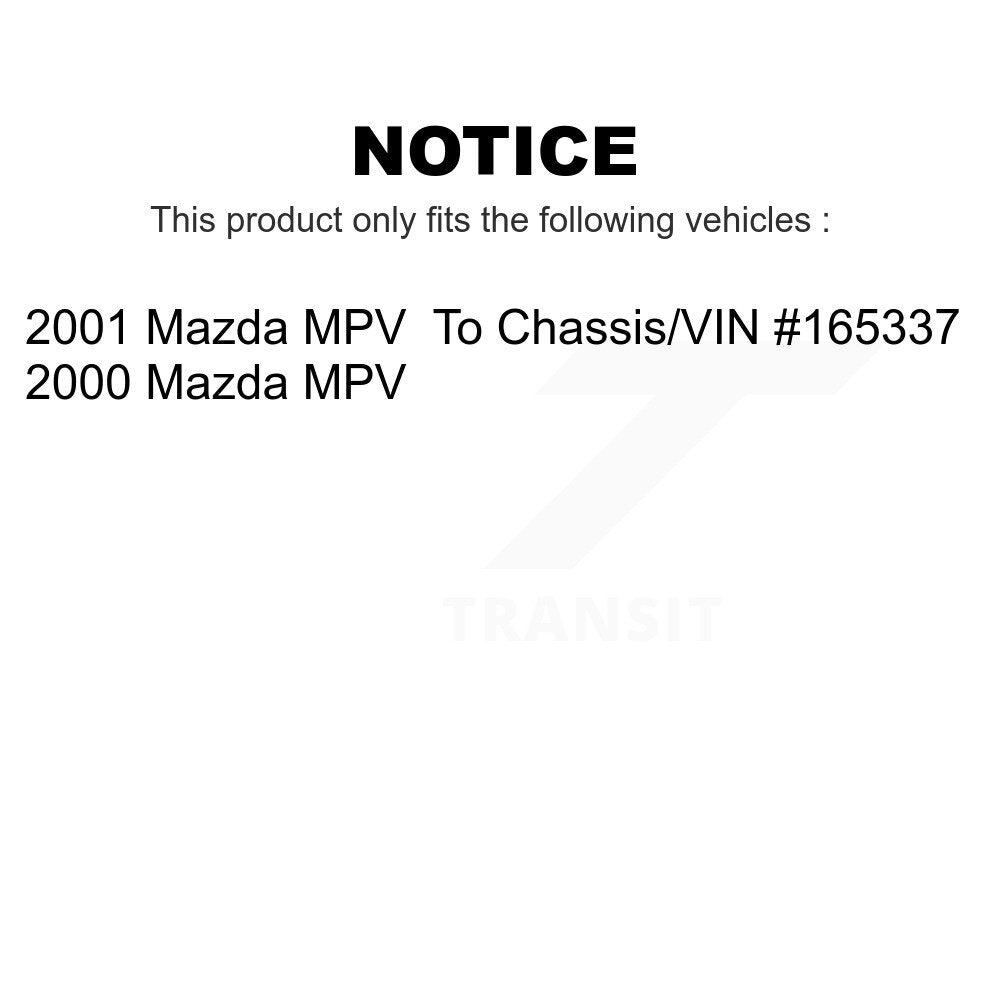 Front Suspension Control Arm And Ball Joint Assembly Stabilizer Bar Link Kit For Mazda MPV KTR-100091