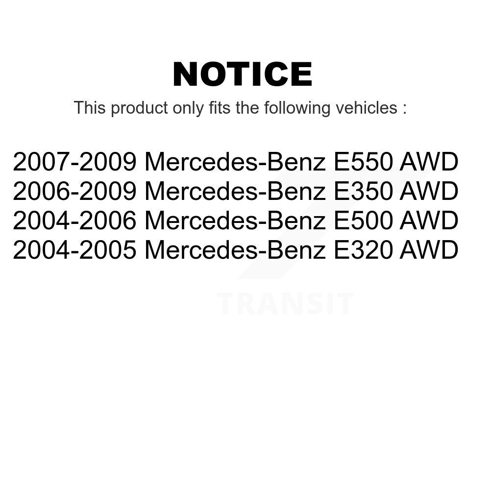 Front Suspension Control Arm And Ball Joint Assembly Stabilizer Bar Link Kit For Mercedes-Benz E350 E320 E500 E550 AWD KTR-101737