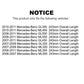 Front Suspension Control Arm And Ball Joint Assembly Stabilizer Bar Link Kit For Mercedes-Benz ML350 GL450 GL550 ML500 ML320 ML550 GL320 GL350 ML450 243mm Overall Length KTR-100018