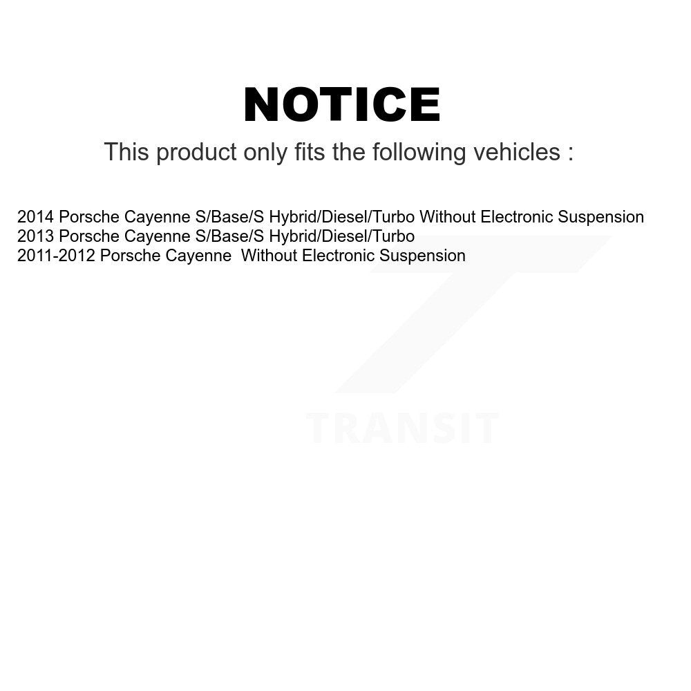 Front Suspension Control Arm And Ball Joint Assembly Stabilizer Bar Link Kit For Porsche Cayenne KTR-101626