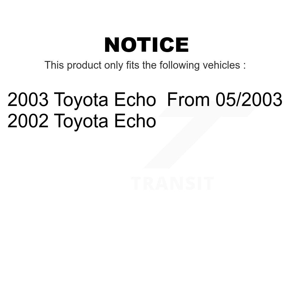 Front Suspension Control Arm And Ball Joint Assembly Stabilizer Bar Link Kit For Toyota Echo KTR-100096