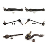 Front Suspension Control Arm And Ball Joint Assembly Steering Tie Rod End Stabilizer Bar Link Kit (6Pc) For BMW X5 X6 With Adaptive Drive KTR-100491