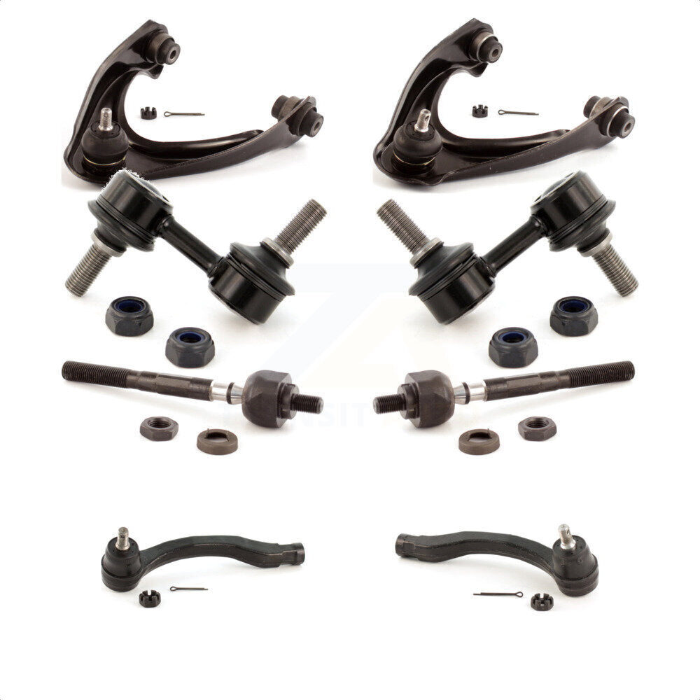 Front Suspension Control Arm And Ball Joint Assembly Steering Tie Rod End Stabilizer Bar Link Kit (8Pc) For 1999-2000 Honda Civic Si KTR-100532