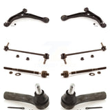Front Suspension Control Arm And Ball Joint Assembly Steering Tie Rod End Stabilizer Bar Link Kit (8Pc) For 2002-2004 Honda Odyssey KTR-100381