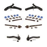 Front Suspension Control Arm And Ball Joint Assembly Steering Tie Rod End Stabilizer Bar Link Kit (8Pc) For 2002 Toyota Echo KTR-100545