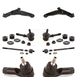 Front Suspension Control Arm And Ball Joint Assembly Steering Tie Rod End Stabilizer Bar Link Kit (8Pc) For 2003-2006 Mitsubishi Outlander KTR-100400