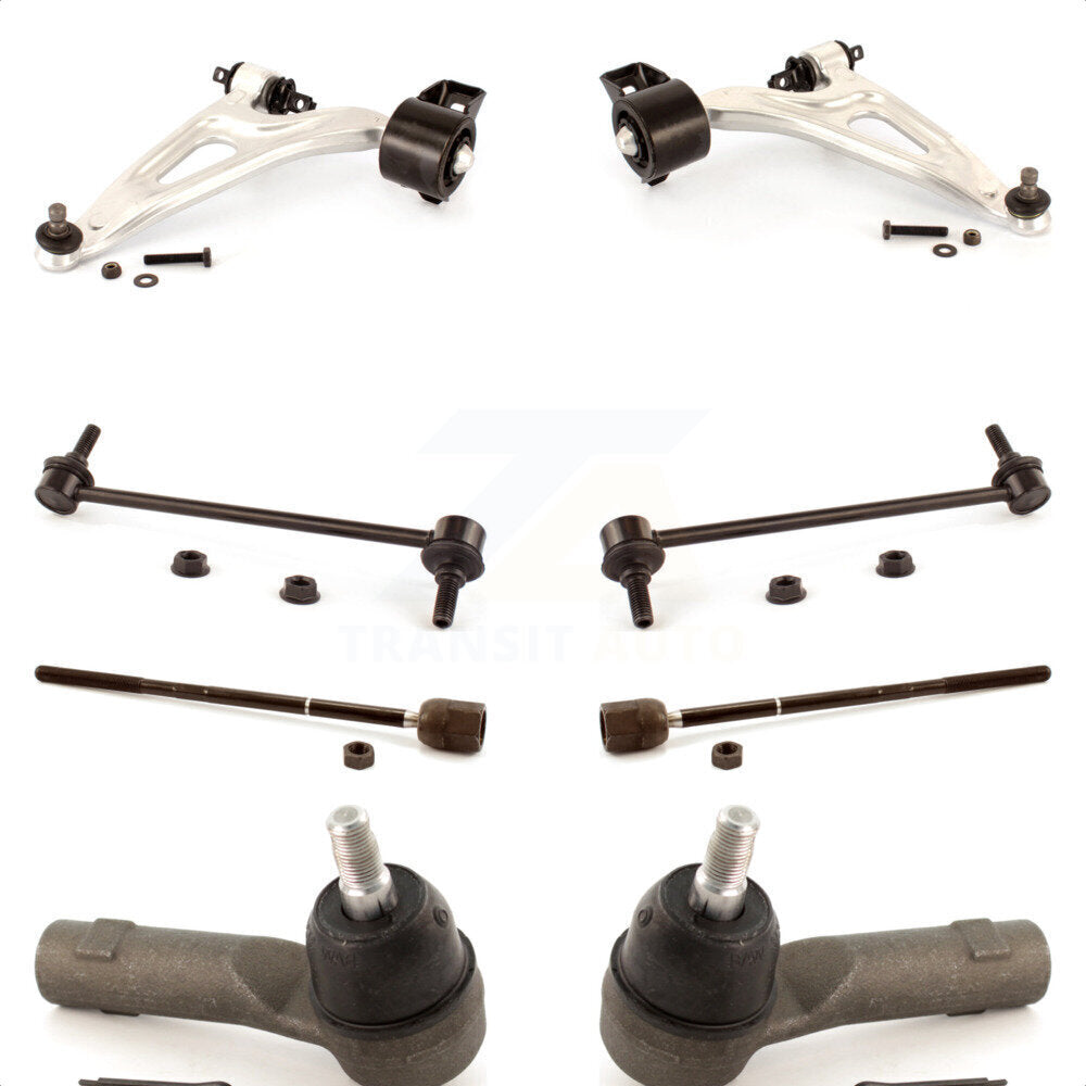 Front Suspension Control Arm And Ball Joint Assembly Steering Tie Rod End Stabilizer Bar Link Kit (8Pc) For 2004-2007 Ford Freestar Mercury Monterey KTR-100453