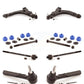 Front Suspension Control Arm And Ball Joint Assembly Steering Tie Rod End Stabilizer Bar Link Kit (8Pc) For 2005-2006 Chevrolet Uplander Buick Terraza Saturn Relay AWD KTR-100447