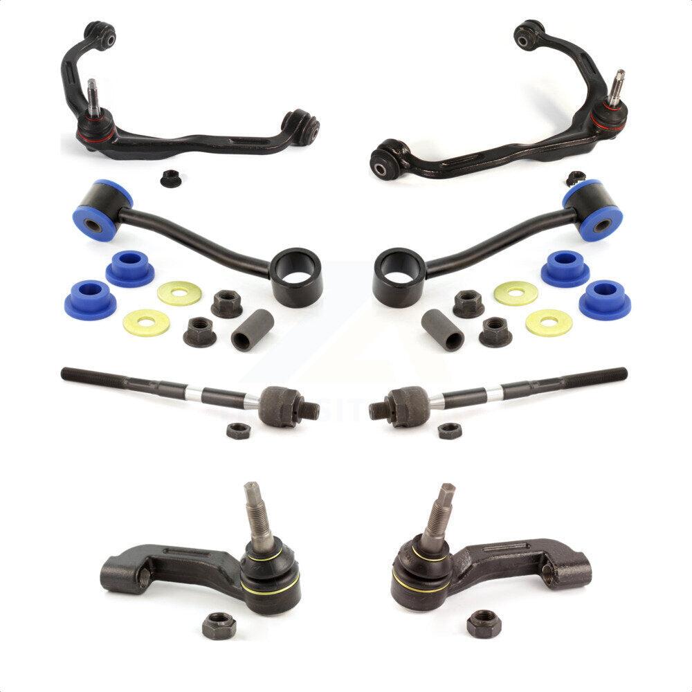 Front Suspension Control Arm And Ball Joint Assembly Steering Tie Rod End Stabilizer Bar Link Kit (8Pc) For 2007 Dodge Nitro KTR-100522