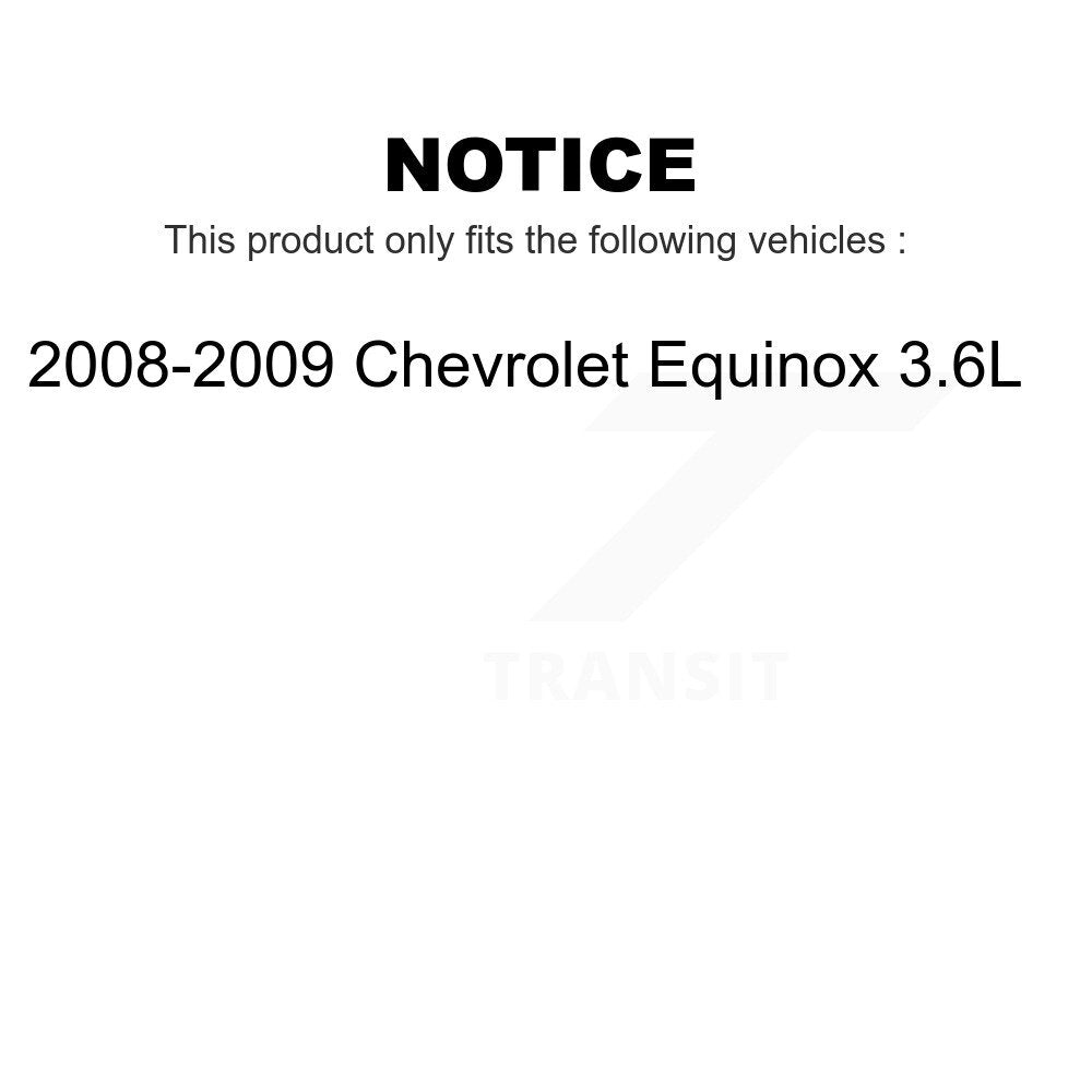 Front Suspension Control Arm And Ball Joint Assembly Steering Tie Rod End Stabilizer Bar Link Kit (8Pc) For 2008-2009 Chevrolet Equinox 3.6L KTR-100468