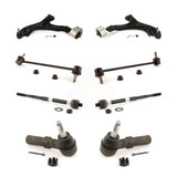 Front Suspension Control Arm And Ball Joint Assembly Steering Tie Rod End Stabilizer Bar Link Kit (8Pc) For 2008-2009 Chevrolet Equinox 3.6L KTR-100468