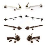 Front Suspension Control Arm And Ball Joint Assembly Steering Tie Rod End Stabilizer Bar Link Kit (8Pc) For 2009-2011 BMW 335i xDrive KTR-100625