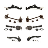 Front Suspension Control Arm And Ball Joint Assembly Steering Tie Rod End Stabilizer Bar Link Kit (8Pc) For 2009-2013 Mazda 6 KTR-100603