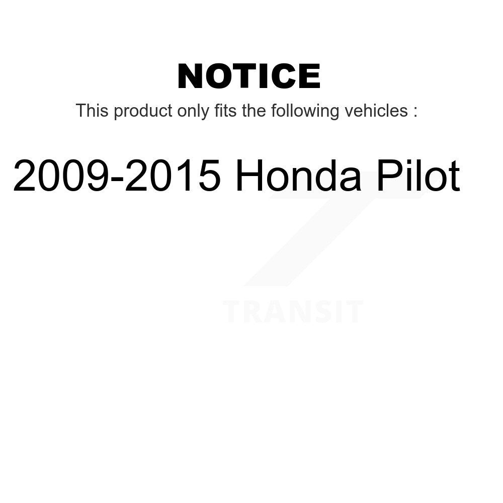 Front Suspension Control Arm And Ball Joint Assembly Steering Tie Rod End Stabilizer Bar Link Kit (8Pc) For 2009-2015 Honda Pilot KTR-101684