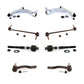 Front Suspension Control Arm And Ball Joint Assembly Steering Tie Rod End Stabilizer Bar Link Kit (8Pc) For 2009-2015 Honda Pilot KTR-101684