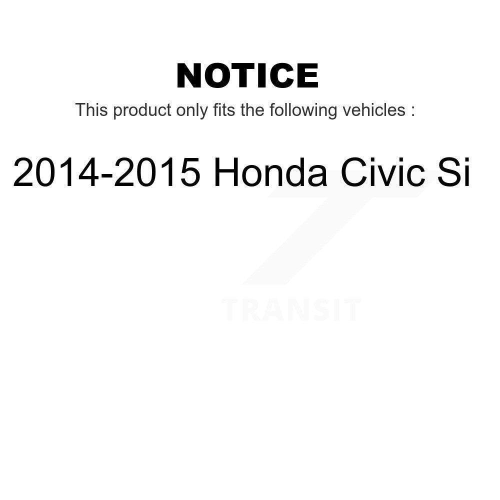 Front Suspension Control Arm And Ball Joint Assembly Steering Tie Rod End Stabilizer Bar Link Kit (8Pc) For 2014-2015 Honda Civic Si KTR-104454