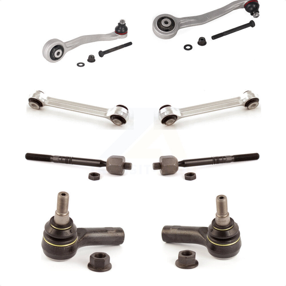 Front Suspension Control Arm And Ball Joint Assembly Steering Tie Rod End Stabilizer Bar Link Kit (8Pc) For 2015 Audi S4 KTR-104551