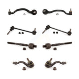 Front Suspension Control Arm And Ball Joint Assembly Steering Tie Rod End Stabilizer Bar Link Kit (8Pc) For BMW X5 X6 With Adaptive Drive KTR-100484