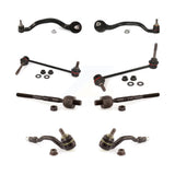 Front Suspension Control Arm And Ball Joint Assembly Steering Tie Rod End Stabilizer Bar Link Kit (8Pc) For BMW X5 X6 Without Adaptive Drive KTR-100485