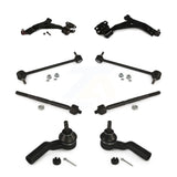Front Suspension Control Arm And Ball Joint Assembly Steering Tie Rod End Stabilizer Bar Link Kit (8Pc) For Ford Escape K72-100583