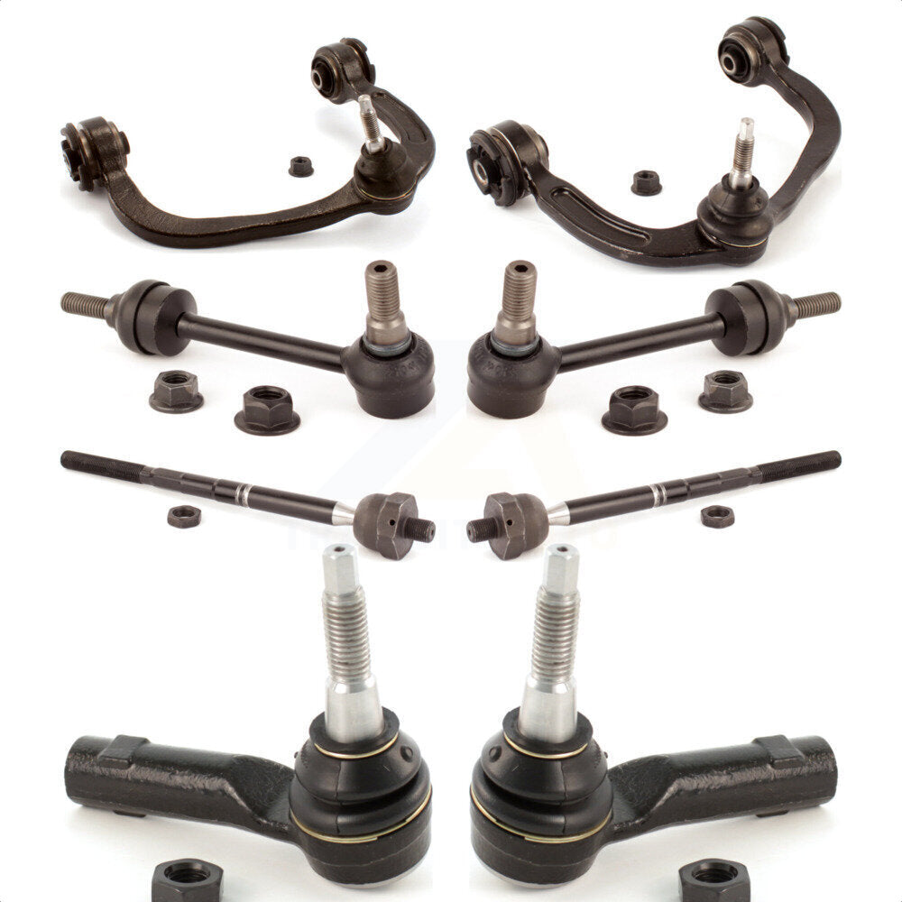 Front Suspension Control Arm And Ball Joint Assembly Steering Tie Rod End Stabilizer Bar Link Kit (8Pc) For Ford F-150 4WD KTR-100351