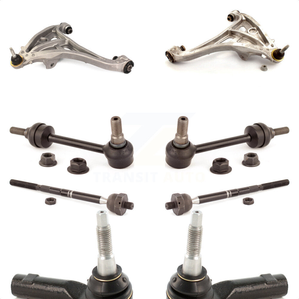 Front Suspension Control Arm And Ball Joint Assembly Steering Tie Rod End Stabilizer Bar Link Kit (8Pc) For Ford F-150 4WD KTR-100436