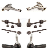 Front Suspension Control Arm And Ball Joint Assembly Steering Tie Rod End Stabilizer Bar Link Kit (8Pc) For Ford F-150 4WD KTR-100436