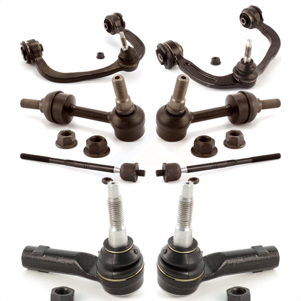 Front Suspension Control Arm And Ball Joint Assembly Steering Tie Rod End Stabilizer Bar Link Kit (8Pc) For Ford F-150 RWD KTR-100350