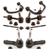 Front Suspension Control Arm And Ball Joint Assembly Steering Tie Rod End Stabilizer Bar Link Kit (8Pc) For Ford F-150 RWD KTR-100350