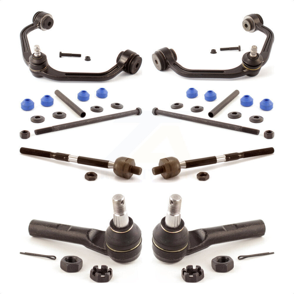 Front Suspension Control Arm And Ball Joint Assembly Steering Tie Rod End Stabilizer Bar Link Kit (8Pc) For Ford Ranger Mazda B3000 B2500 B4000 B2300 KTR-100345