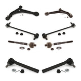Front Suspension Control Arm And Ball Joint Assembly Steering Tie Rod End Stabilizer Bar Link Kit (8Pc) For Honda Odyssey K72-100691