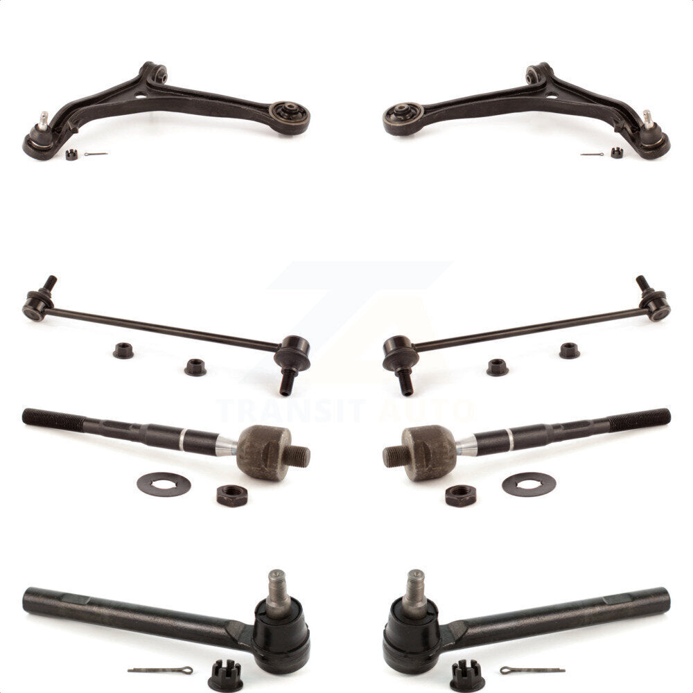 Front Suspension Control Arm And Ball Joint Assembly Steering Tie Rod End Stabilizer Bar Link Kit (8Pc) For Honda Odyssey KTR-100398