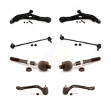 Front Suspension Control Arm And Ball Joint Assembly Steering Tie Rod End Stabilizer Bar Link Kit (8Pc) For Hyundai Sonata Kia Optima KTR-100612