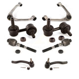 Front Suspension Control Arm And Ball Joint Assembly Steering Tie Rod End Stabilizer Bar Link Kit (8Pc) For INFINITI G35 G37 KTR-100646