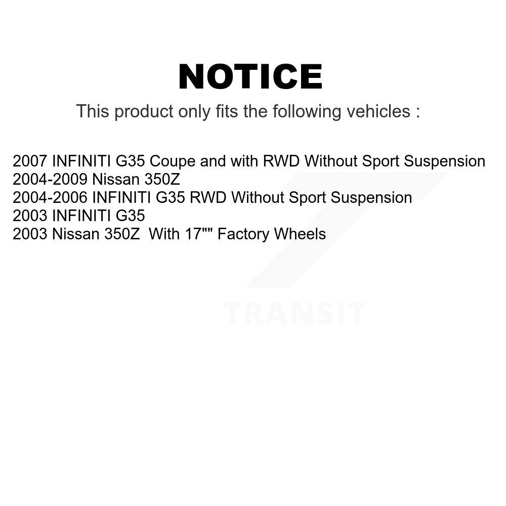 Front Suspension Control Arm And Ball Joint Assembly Steering Tie Rod End Stabilizer Bar Link Kit (8Pc) For INFINITI G35 Nissan 350Z KTR-100648