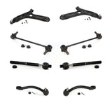 Front Suspension Control Arm And Ball Joint Assembly Steering Tie Rod End Stabilizer Bar Link Kit (8Pc) For Kia Soul EV KTR-104151