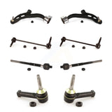 Front Suspension Control Arm And Ball Joint Assembly Steering Tie Rod End Stabilizer Bar Link Kit (8Pc) For Lincoln MKT KTR-100476