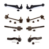 Front Suspension Control Arm And Ball Joint Assembly Steering Tie Rod End Stabilizer Bar Link Kit (8Pc) For Mazda 6 KTR-100621