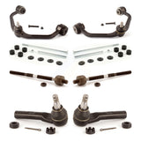 Front Suspension Control Arm And Ball Joint Assembly Steering Tie Rod End Stabilizer Bar Link Kit (8Pc) For Mazda B2300 B3000 KTR-100344