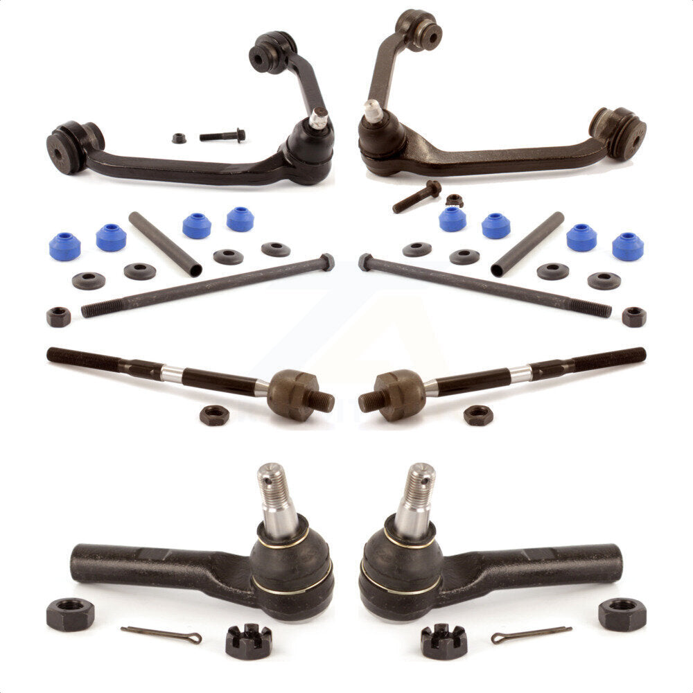 Front Suspension Control Arm And Ball Joint Assembly Steering Tie Rod End Stabilizer Bar Link Kit (8Pc) For Mazda B3000 B4000 KTR-100348